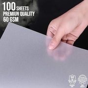 Raimarket Premium Tracing Paper 100 Sheets A4 – Transparent Tracing Paper Pack for Art, Design & Architecture