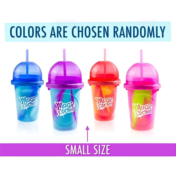 HONBUTY Slush Maker Cup Green – BPA-Free Magic Frozen Smoothies Cooling Cup with Lid & Spoon-Straw