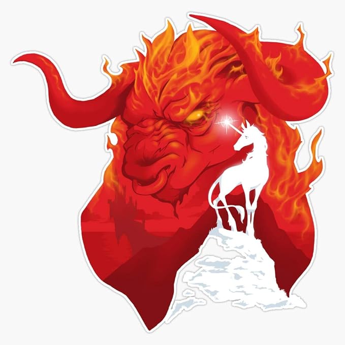 The Last Unicorn 5" Vinyl Bumper Sticker Window Decal – Made in USA