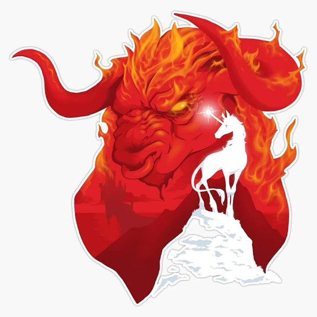 The Last Unicorn 5" Vinyl Bumper Sticker Window Decal – Made in USA