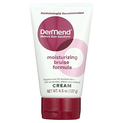 DerMend Moisturizing Bruise Formula Cream – 4.5 oz, Skin Moisturizer with Arnica Oil, Retinol & Ceramides