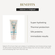 Salerm 21 Silk Protein Instant Hair Conditioner – Leave-In or Rinse-Out, 200 mL
