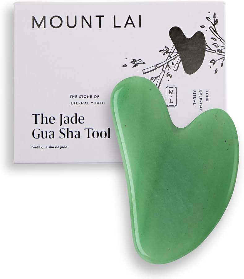 Mount Lai The Jade Gua Sha Facial Lifting Tool – Genuine Jade Face Massage Tool