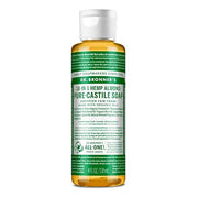 Dr. Bronner’s 18-in-1 Hemp Almond Pure-Castile Liquid Soap – 4 fl oz / 118 mL