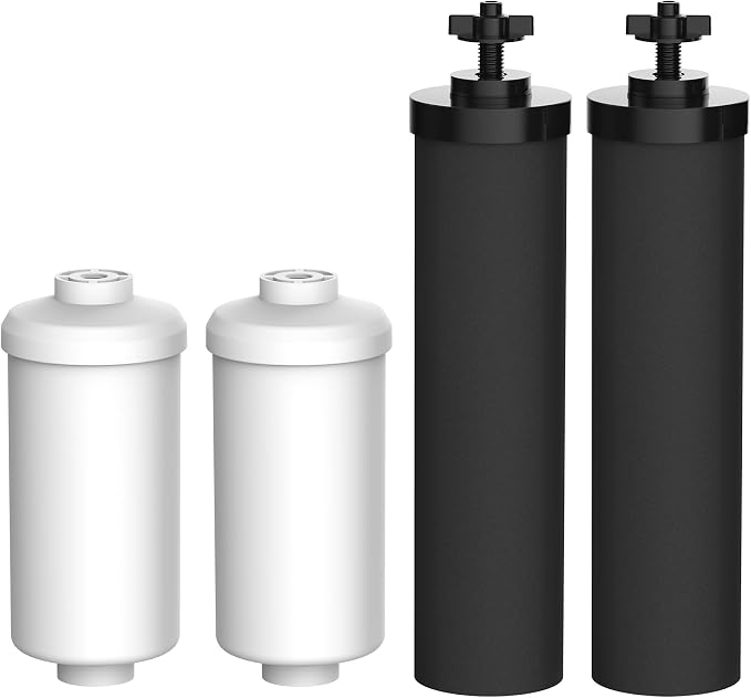Filterlogic Gravity Water Filter Replacement Combo Pack, 4 Count