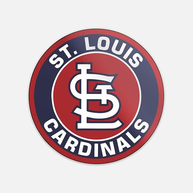 Cardinal Bird Logo Baseball Sport The City of St. Louis Die-Cut Vinyl Sticker Decal 5'' X 5''