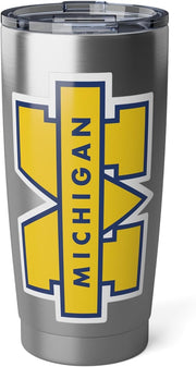 Michigan Wolverines M Logo Yellow Vinyl Die-Cut Sticker Decal – 3 Inch