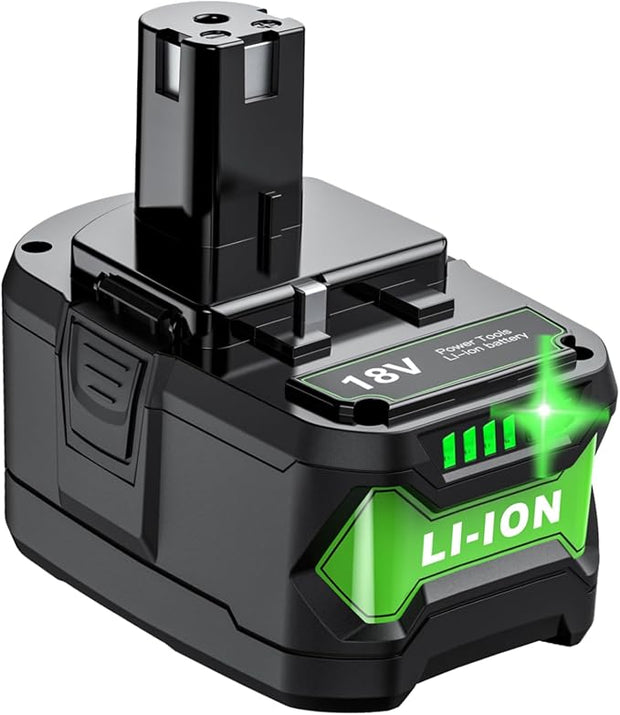 18V Lithium-Ion Replacement Battery for Compatible Cordless Power Tools