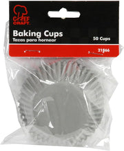 Chef Craft Classic Cupcake Liners – 50 Count Gray Paper Baking Cups for Muffins, Cupcakes & Baking