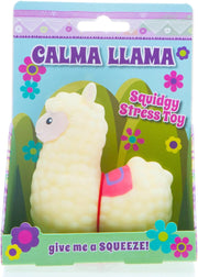 Boxer Gifts Calma Llama Silicone Squeeze Fidget Toy, Cream
