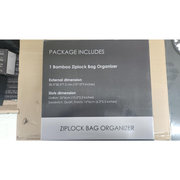 Earth's Dream Bamboo Ziplock Bag Organizer