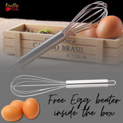 ONESTEP CLUB 2-Layer Stackable Egg Holder for Refrigerator – Grey PET Plastic