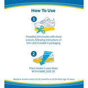 Dr. Scholl’s Air-Pillo Comfort Insoles | Ultra-Soft Cushioning Foam Inserts, Trim-to-Fit, Unisex 1 Pair