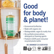 Dr. Bronner’s 18-in-1 Hemp Almond Pure-Castile Liquid Soap – 4 fl oz / 118 mL