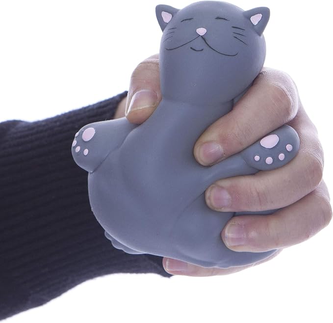 Boxer Gifts Kalma Kitty Squishy Cat Stress Toy – Novelty Desk & Fidget Gift