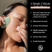 Mount Lai The Jade Gua Sha Facial Lifting Tool – Genuine Jade Face Massage Tool