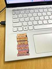 Enemies to Lovers Bookish Reading Sticker for Book Lovers, Readers & Romance Fans – Decorative Decal for Kindle, E-Reader, Laptop, Notebook & Journal