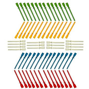 Lependor 70-Pack Plastic Glue Spreaders – Multicolor Craft Applicator Tools