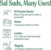 Dr. Bronner's Sal Suds Biodegradable All-Purpose Cleaner – Siberian Fir & Spruce, 1 Gallon