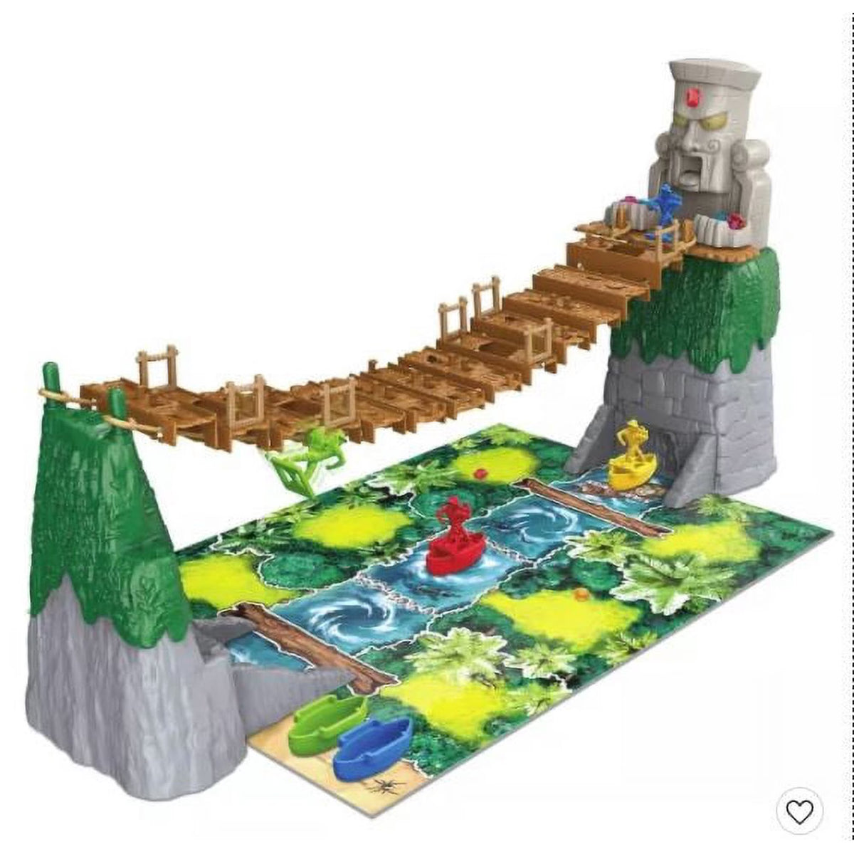 Hasbro Gaming Forbidden Bridge Motorized Adventure Board Game for 2–4 Players, Ages 7+