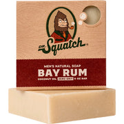 Dr. Squatch Bay Rum Natural Bar Soap, 5 oz, Zero Grit