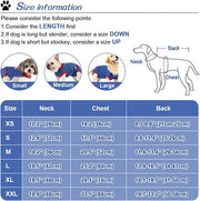 Doglemi Dog Surgery Recovery Suit Size L – Breathable Cotton, Blue | Post-Spay/Neuter, Anti-Licking, Wound Coverage | Cone Alternative