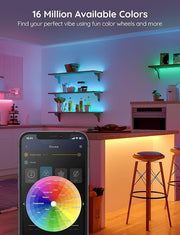 Govee 100 ft RGB LED Strip Lights with Bluetooth App Control & Music Sync