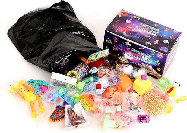 CTB Dealz 101-Piece Large Fidget Mystery Box – Assorted Sensory Surprise Toys for Kids