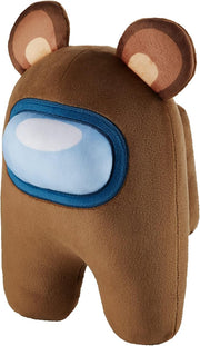 Among Us Huggable Plush Brown Bear Crewmate by Toikido & PMI – Soft Stuffed Character Toy with Display Box