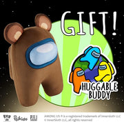 Among Us Huggable Plush Brown Bear Crewmate by Toikido & PMI – Soft Stuffed Character Toy with Display Box