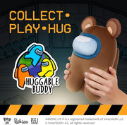 Among Us Huggable Plush Brown Bear Crewmate by Toikido & PMI – Soft Stuffed Character Toy with Display Box