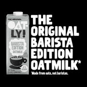 Oatly Barista Edition Oat Milk 32 fl oz Pack of 6 – Dairy-Free, Vegan, Gluten Free, Plant-Based, Shelf-Stable | Crafted for Coffee