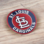 Cardinal Bird Logo Baseball Sport The City of St. Louis Die-Cut Vinyl Sticker Decal 5'' X 5''