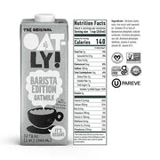 Oatly Barista Edition Oat Milk 32 fl oz Pack of 12 – Dairy-Free, Plant-Based, Shelf-Stable, Vegan, Perfect for Coffee & Frothing