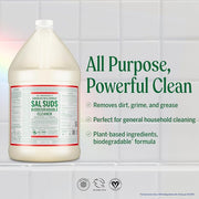 Dr. Bronner's Sal Suds Biodegradable All-Purpose Cleaner – Siberian Fir & Spruce, 1 Gallon