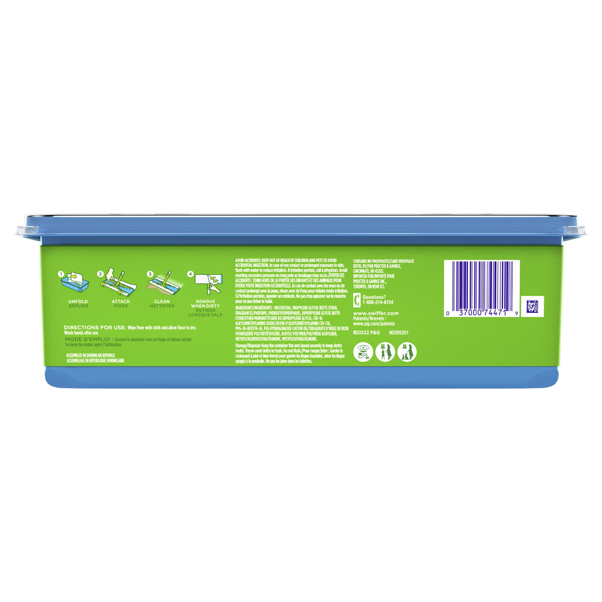 Swiffer Sweeper XL Wet Mopping Pad Refills, Open Window Fresh, 12 Count