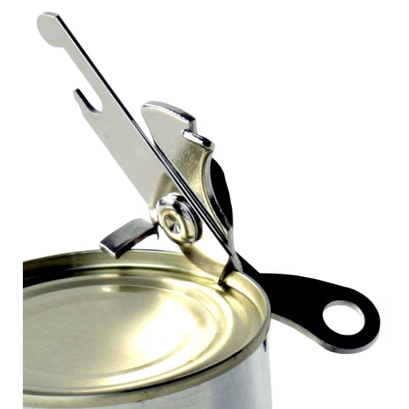 Chef Craft Select Butterfly Can Opener – 4-Inch Nickel-Plated Steel Manual Can Opener