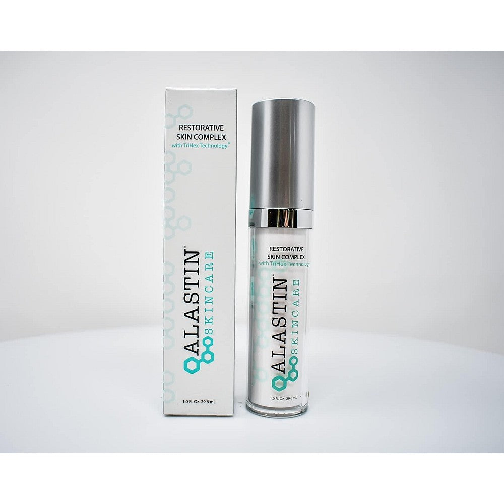ALASTIN Restorative Skin Complex with TriHex+ Peptide Serum, 1 fl oz | Box codition: 8/10
