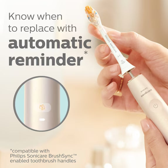 Philips Sonicare A3 Premium All-in-One Electric Toothbrush Replacement Heads – White, 2-Pack