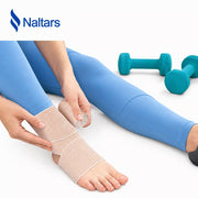 Naltars 2 Pack 6-Inch Elastic Bandage Wraps with Velcro Closure | Reusable Compression Ace Wrap for Knee, Ankle, Wrist & Sports Support