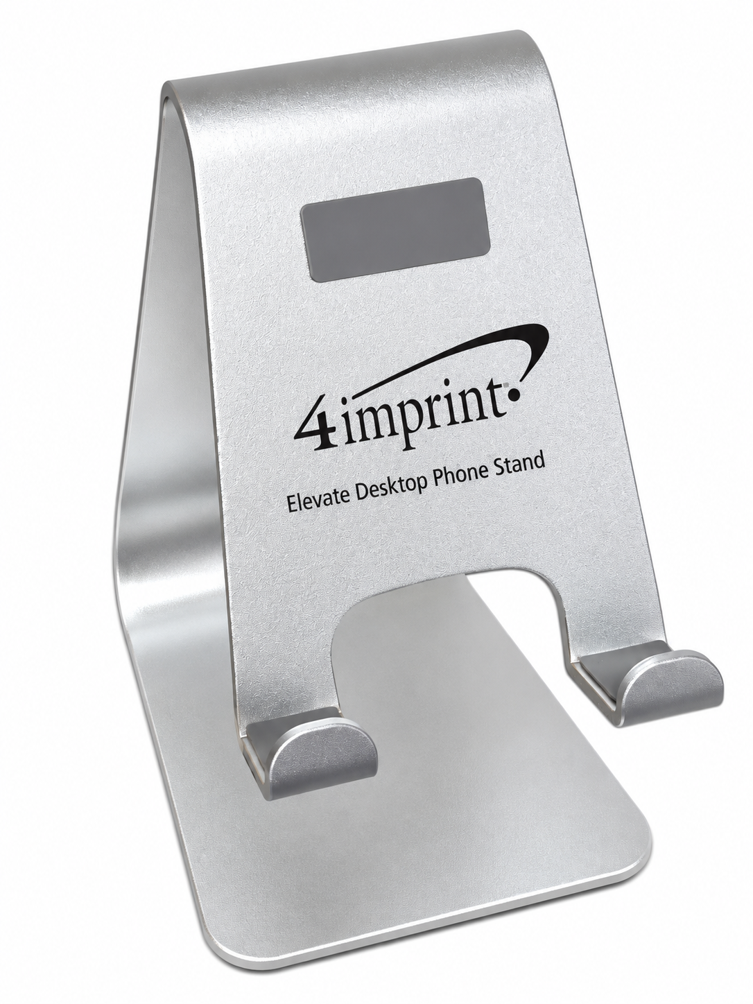 Silver Aluminum Desktop Phone Stand – Compact Smartphone Holder