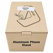 Silver Aluminum Desktop Phone Stand – Compact Smartphone Holder