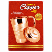 Luxury Copper Water Jug with Lid and Handle – Traditional Serving Pitcher
