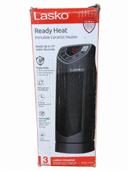 Lasko Ready Heat 14" Portable Ceramic Tower Space Heater CT14401 – Black