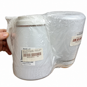 Winco PSUD-48 48 oz Syrup Dispensers with White Lids – 2 Pack
