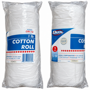 Dukal Cotton Roll Bath Towels, White, Adult – 1 lb