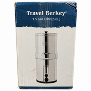 Travel Berkey 1.5 Gallon Stainless Steel Gravity Water Filter System