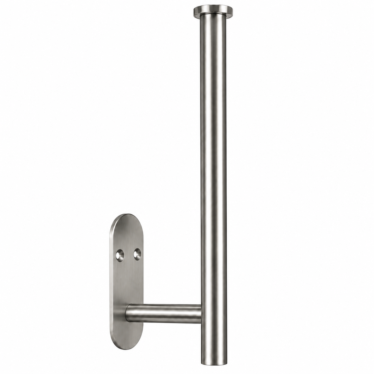 Stainless Steel Wall-Mounted Paper roll Holder – Vertical or Horizontal Installation