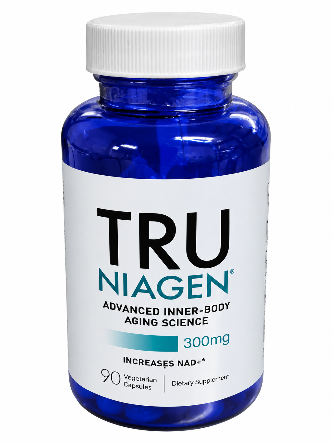 Tru Niagen 300 mg Nicotinamide Riboside Supplement – 90 Vegetarian Capsules