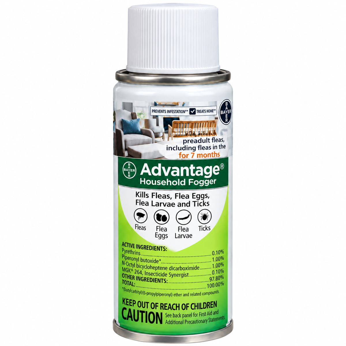 Advantage Household Fogger Flea & Tick Treatment – 1.5 oz